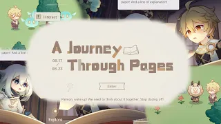 A Journey Through Pages - Genshin Puzzle Game! 🧩