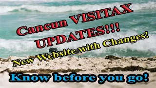 Cancun Airport Visitax UPDATES! New Website! Prices! Passport Scan! Things have changed AGAIN!😒