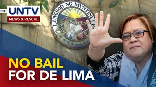 Court denies De Lima’s petition for bail