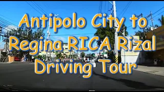 Antipolo City to Regina RICA Tanay Rizal Driving thru Zigzag Roads of Teresa, Morong, Baras, Tanay