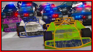 GTA 5 Roleplay - 3 FLIP CARS DESTROY ENTIRE POLICE FORCE | RedlineRP