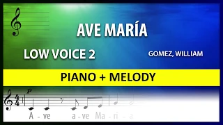 Ave María / Gomez: Instrumental / Low Voice