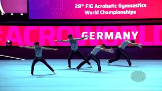 Germany (GER) - 2022 Acrobatic Worlds, Baku (AZE) - Dynamic Qualification  Men's Group