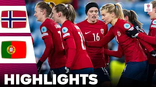 Norway vs Portugal | Highlights | UEFA Women's Nations League 01-12-2023