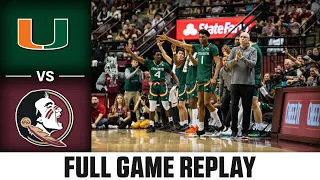 Miami vs. Florida State Full Game Replay | 2022-23 ACC Men’s Basketball