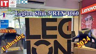 Lenovo Legion Slim 5 16IRH8 Intel Core i7 13700H RTX 4060 Gaming Laptop Unboxing | 2024