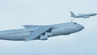 Air-to-Air Refuelling US Air Force's Largest Aircraft