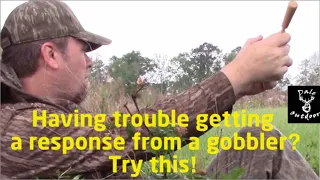 Having Trouble Getting a Response from a Gobbler? Try This!