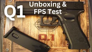 Glock Q1 or Glock 18 Unboxing and FPS Test | Toy