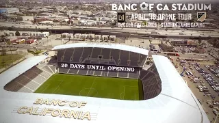 LAFC Banc of CA Stadium Drone Tour | 20 Days Until Opening