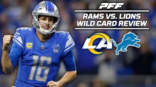 Rams vs. Lions NFL Wild Card Game Review | PFF