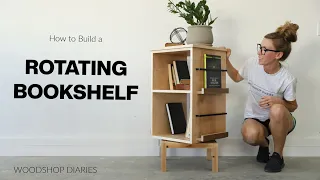 How to Build a Rotating Bookshelf | with Lazy Susan Hardware