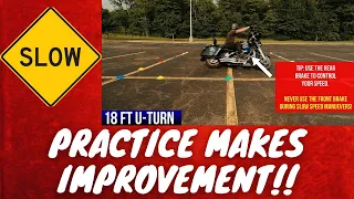 Practicing Slow Speed Motorcycle Riding With Tips!