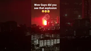 Fireworks explosion/fail 🥳😜🤣