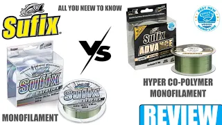 SUFIX DURAFLEX VS ADVANCE CO POLYMER | HOW ARE THEY DIFFERENT | MONOFILAMENT LINE REVIEW