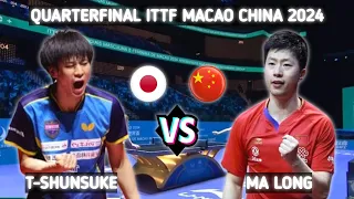Ma Long vs Togami Shunsuke Quarterfinal ITTF Macao 2024