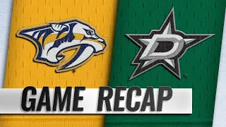 Josi scores twice in the 3rd as Predators beat Stars