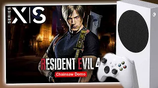 Resident Evil 4 Remake Demo на Xbox Series S / Геймплей