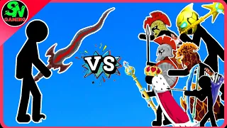 Swordwrath Vs Low Hp { Units - Spearton - Giant - Zombie.. } With New Skins