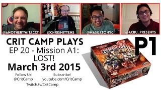 Crit Camp Plays Zombicide EP20: MA1 LOST - P1