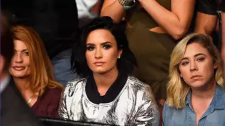 Demi Lovato pictured for first time after she splits from Wilmer Valderrama following six year roman