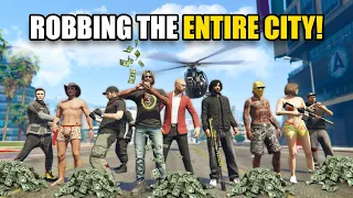 ROBBING THE ENTIRE CITY WITH A FORMER JEWEL THIEF! *PROTECT THE G!* | GTA 5 THUG LIFE #361