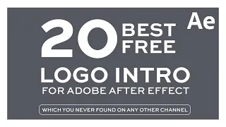 20 Free Amazing Logo Intro | After Effects Template