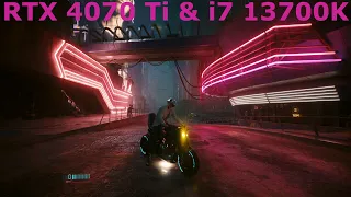 Cyberpunk 2077 - 4K - MAX SETTINGS - RTX 4070 Ti & i7 13700K - [RT - ON] PERFORMANCE GAMEPLAY 60 FPS