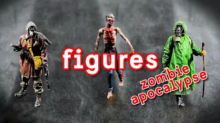 Figures - Zombie Apocalypse #Diorama #ScaleModel #Miniature #ModelKit #Figures #Zombies #Survivors