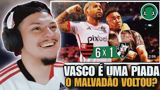 ♫ 6x1 - FLAMENGO HUMILHA O VASCO - O IMPOSSÍVEL NÃO HÁ (pro Vasco 🤣) | FutParódias | REACT