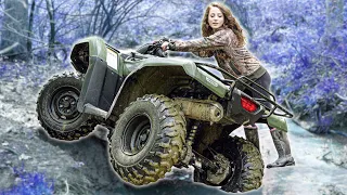 My Girlfriend Pulled Me Out.. | Honda Four Wheeler Date