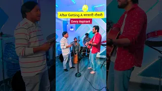 Sarkari Naukri wala Motivational Song || Comedy By Ashab Ahmad Ansari #shorts #viralshort
