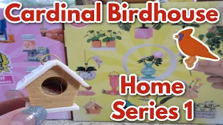 Miniverse Lifestyle Home Series 1 Cardinal Birdhouse!!!