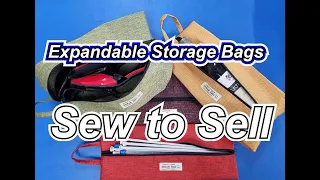 Sew to Sell Shoe Bags DIY Expandable Storage Bags Craft Supplies Wine Bottle Gift Bags. How to Price