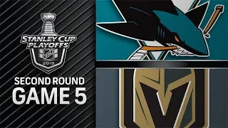 STANLEY CUP PLAYOFFS 2018 R1 G5: SAN JOSE SHARKS VS VEGAS GOLDEN KNIGHTS