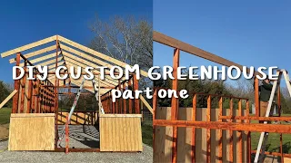 Building a Custom Greenhouse! | DIY custom greenhouse build