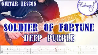 Soldier of Fortune - Fingerstyle Guitar Tutorial Teaser - Deep Purple