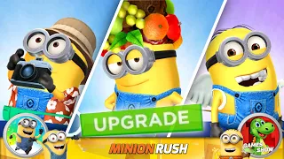 Upgrade Minions Tourist Vacationer Cupid & Agent Prize Pod Minion Rush Despicable Me gameplay
