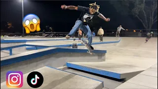 Skating With My Online Friend!