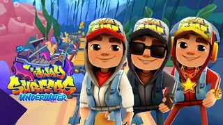 SUBWAY SURFERS GAMEPLAY PC HD 2024 - UNDERWATER - JAKE+DARK+STAR OUTFIT | UnderWater |