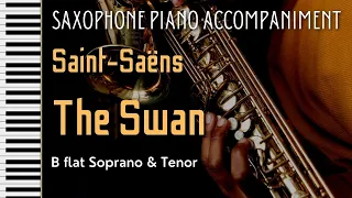 Saint-Saëns The Swan for SAXOPHONE (Piano accompaniment)