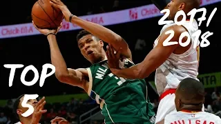 Giannis Antetokounmpo TOP 5 assists 2017/2018 NBA season