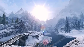 Just Skyrim~ Relax and Chill ambience Skyrim~ Winter