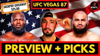 UFC Vegas 87 Preview & Predictions, Jackpot Giveaway, Fan Q&A | The MMA Minute Show