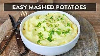 Mashed Potatoes | Easy mashed potatoes recipe