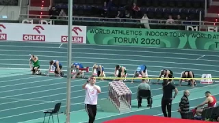 60m M bieg 2 - Toruń 20200209