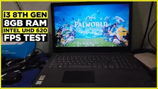 Palworld Game Tested on Low end pc|i3 8GB Ram & Intel UHD 620|Fps Test|