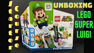 LEGO SUPER LUIGI Starter Course 71387 ADVENTURES WITH LUIGI (Unboxing, Review & Stop Motion Video)