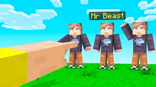 Can YOU FIND The REAL MrBEAST? (Minecraft Guess Who)