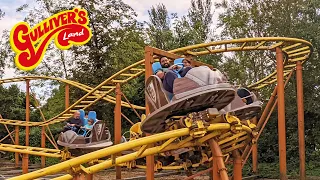 Last Ride on Twist 'N' Joust Coaster at Gulliver's Land Milton Keynes [4K]